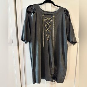 Fashion Nova Tie Up Tunic
